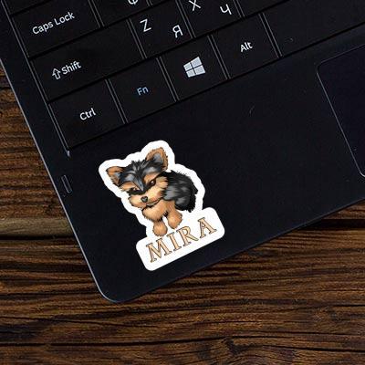 Yorkie Sticker Mira Laptop Image