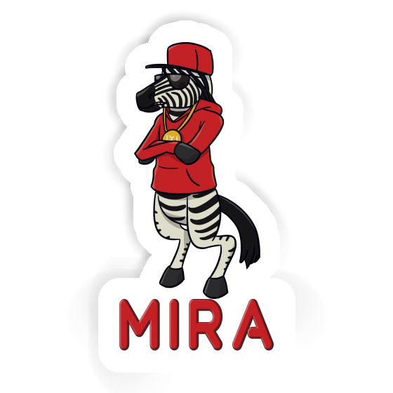 Sticker Mira Zebra Image