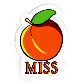 Miss Sticker Apricot Image