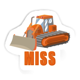 Excavator Sticker Miss Image