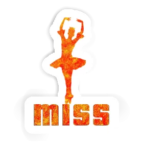 Autocollant Ballerine Miss Image