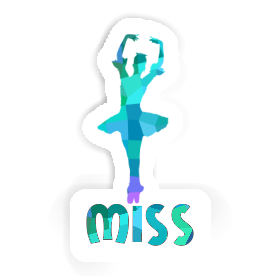 Miss Sticker Ballerina Image