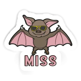 Sticker Miss Bat Image