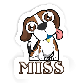 Sticker Miss Beagle Image