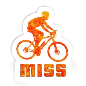 Biker Aufkleber Miss Image