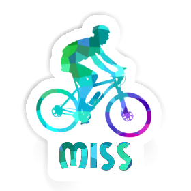 Sticker Biker Miss Image