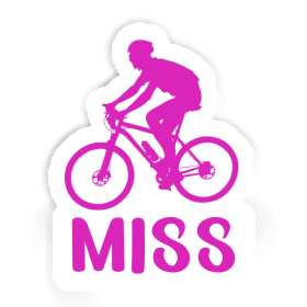 Sticker Miss Biker Image