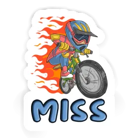 Sticker Downhiller Miss Image