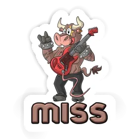 Sticker Miss Bull Image