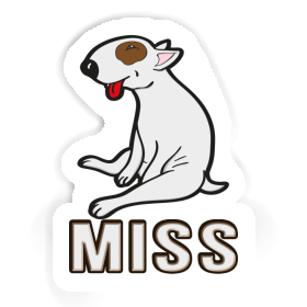 Miss Sticker Bull Terrier Image