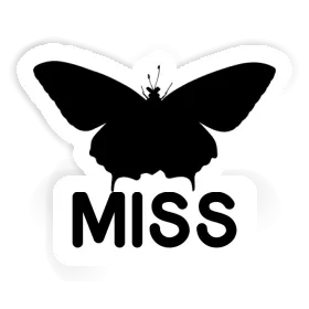 Papillon Autocollant Miss Image