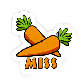 Carrot Sticker Miss Image