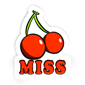 Kirsche Aufkleber Miss Image