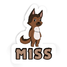 Sticker Miss Deutscher Schäferhund Image