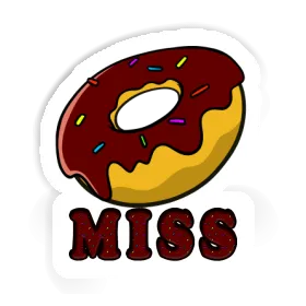 Doughnut Sticker Miss Image