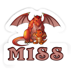 Miss Aufkleber Drache Image