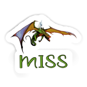 Miss Aufkleber Drache Image