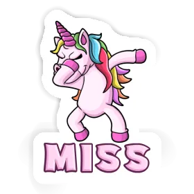 Sticker Miss Dabbing Unicorn Image