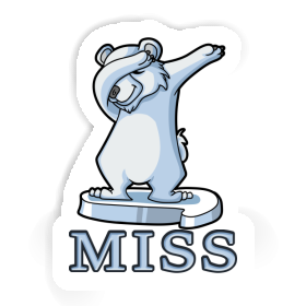 Miss Sticker Bear Image