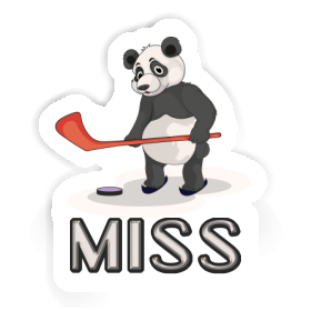 Sticker Eishockey-Panda Miss Image