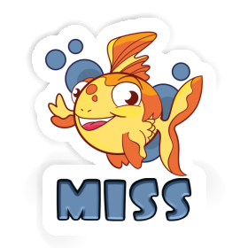 Sticker Fish Miss Image