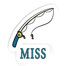 Miss Sticker Fishing Rod Image