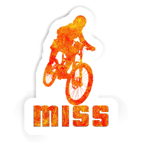 Autocollant Freeride Biker Miss Image