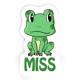 Miss Autocollant Grenouille Image