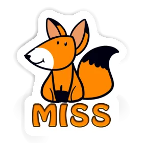 Fox Sticker Miss Image