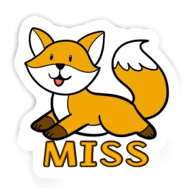 Sticker Fox Miss Image