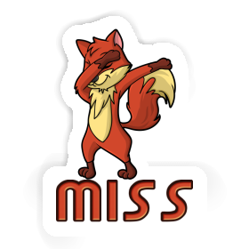 Sticker Fox Miss Image