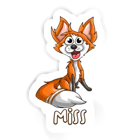 Sticker Fox Miss Image