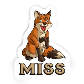 Sticker Miss Fox Image