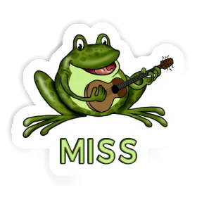 Frosch Sticker Miss Image