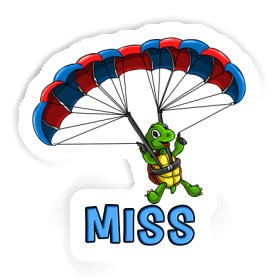 Gleitschirmpilot Sticker Miss Image