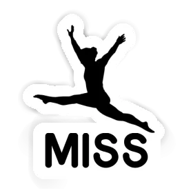 Autocollant Miss Gymnaste Image