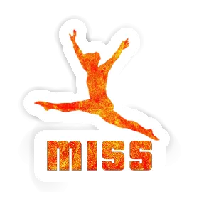 Miss Autocollant Gymnaste Image