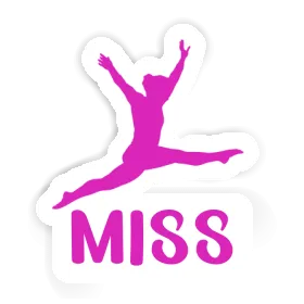 Miss Autocollant Gymnaste Image