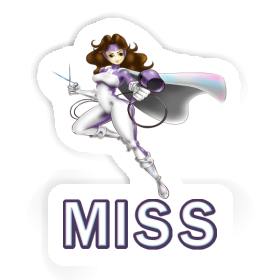 Sticker Miss Hairdresser Image