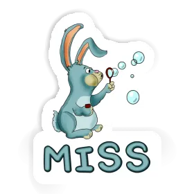 Sticker Rabbit Miss Image