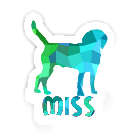 Sticker Miss Hund Image