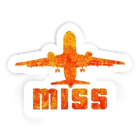 Miss Autocollant Jumbo-Jet Image