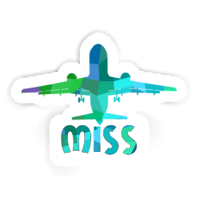 Jumbo-Jet Sticker Miss Image