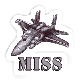 Miss Sticker Jet Image