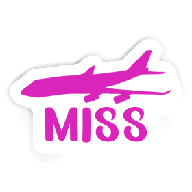 Jumbo-Jet Sticker Miss Image