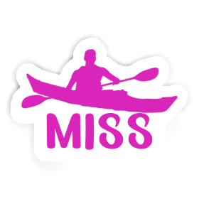 Sticker Miss Kayaker Image