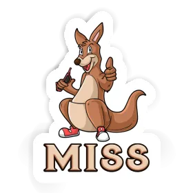 Miss Sticker Kangaroo Image