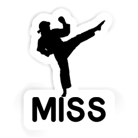 Aufkleber Karateka Miss Image