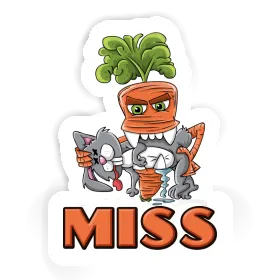 Monster Carrot Sticker Miss Image