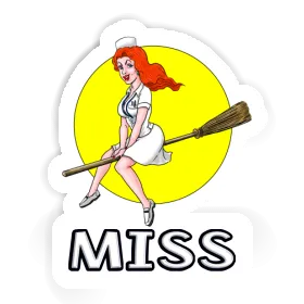 Sticker Hexe Miss Image